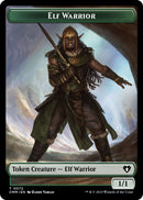 Elf Warrior Cleric Double Sided Token (72 // 62) [CMM]