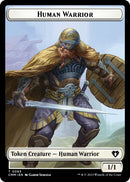 Human Warrior Zombie Army Double Sided Token (63 // 69) [CMM]