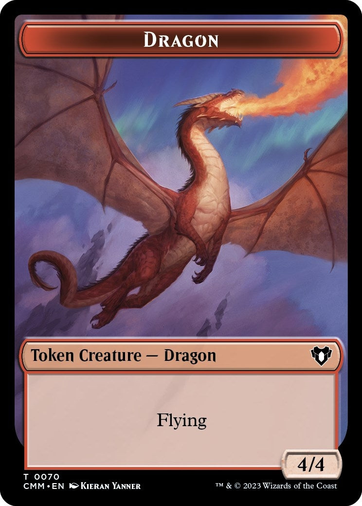 Dragon Kor Ally Double Sided Token (70 // 64) [CMM]