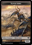 Sliver Army Sliver Double Sided Token (68 // 57) [CMM]