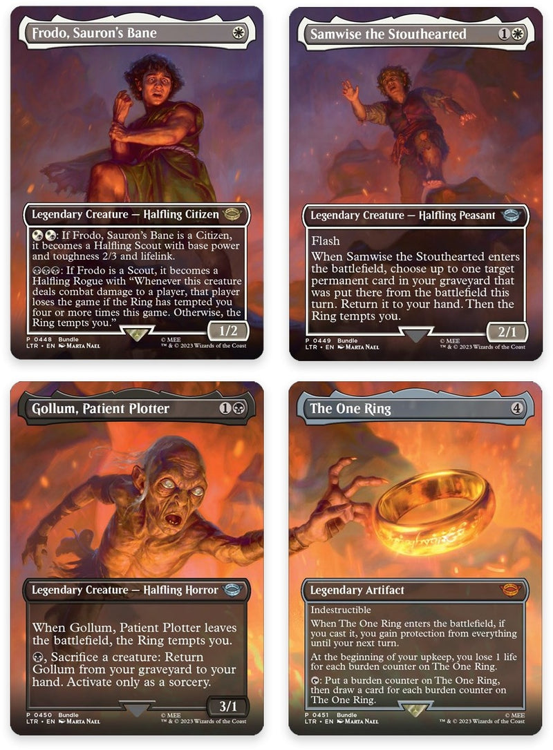 Mount Doom Scene Set of 4 (448-451) [LTR]
