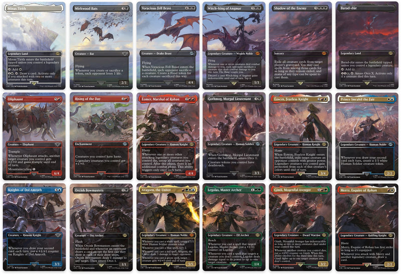 Battle of the Pelennor Fields Scene Set of 18 (420-437) [LTR]