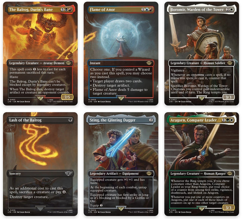 Bridge of Khazad dum Scene Set of 6 (405-410) [LTR]
