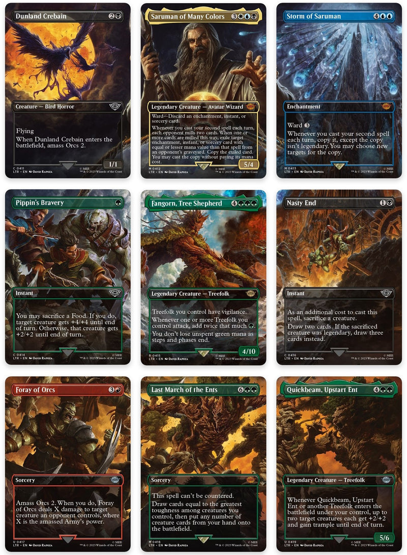 Isengard Destroyed Scene Set of 9 (411-419) [LTR]