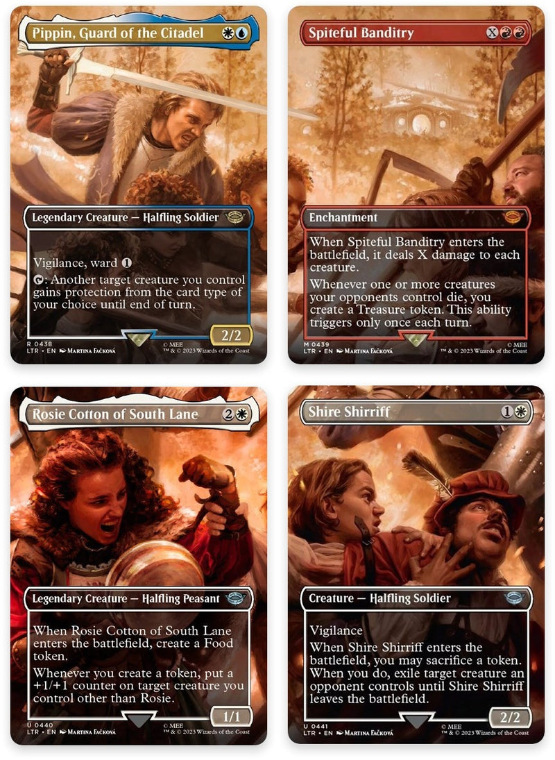 The Scouring of the Shire Scene Set of 4 (438-441) [LTR]