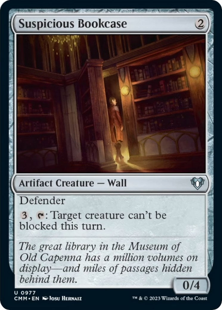 Suspicious Bookcase [Commander Masters]