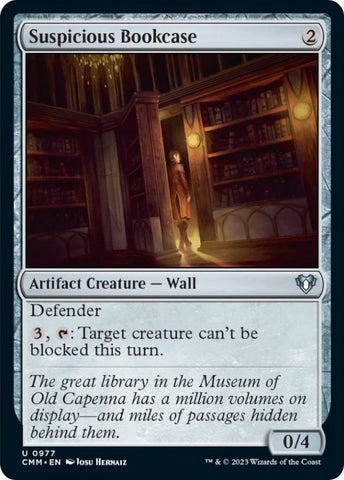 Suspicious Bookcase [Commander Masters]