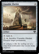 Unstable Obelisk [Commander Masters]