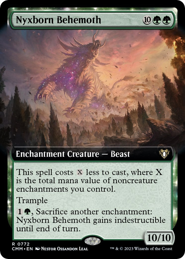 Nyxborn Behemoth Extended Art (772) [CMM]