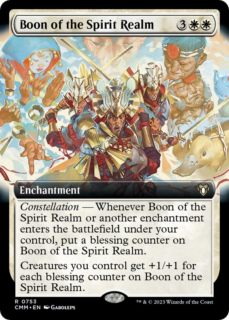 Boon of the Spirit Realm Extended Art (753) [CMM]