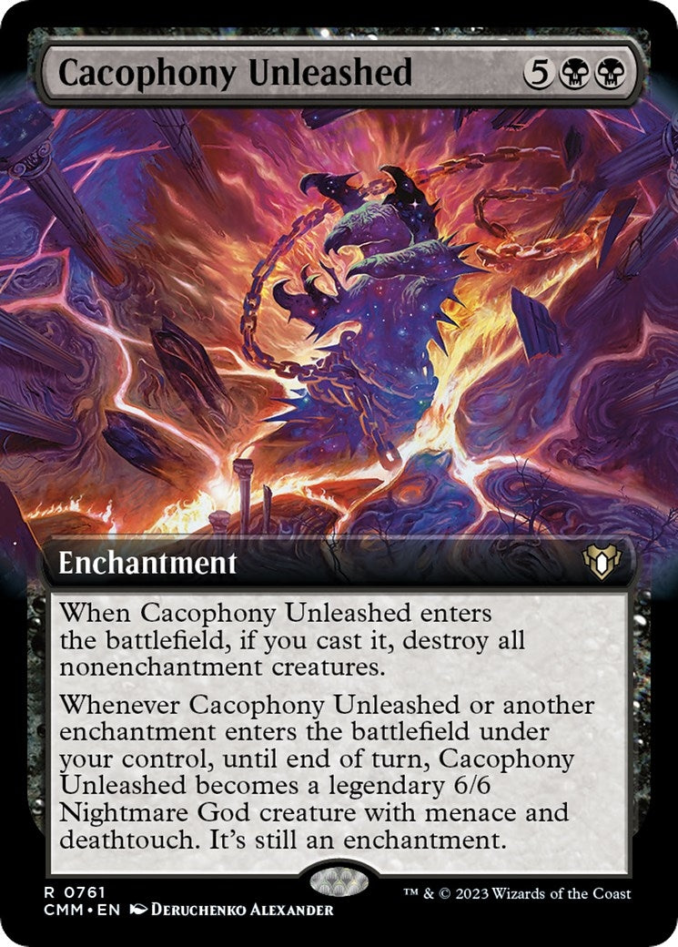 Cacophony Unleashed Extended Art (761) [CMM]