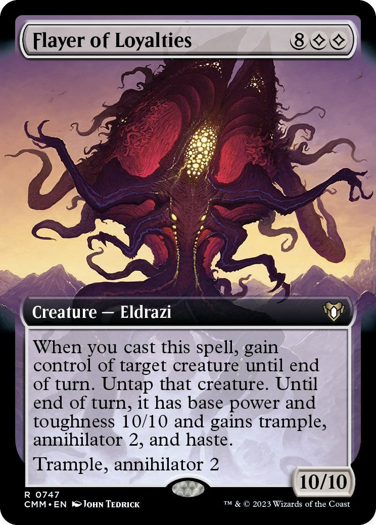 Flayer of Loyalties Extended Art (747) [CMM]