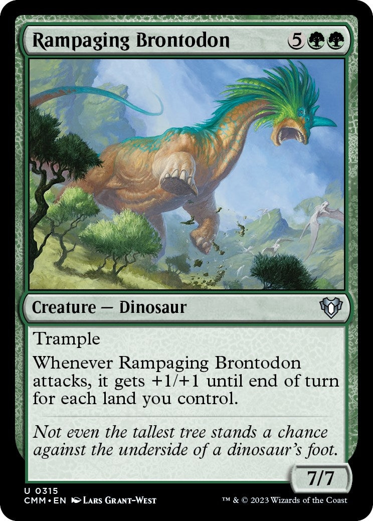 Rampaging Brontodon (315) [CMM]