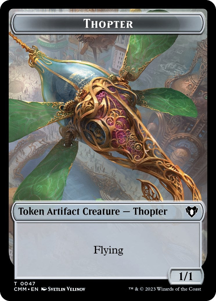 Thopter Construct 0041 Double Sided Token (47 // 41) [CMM]