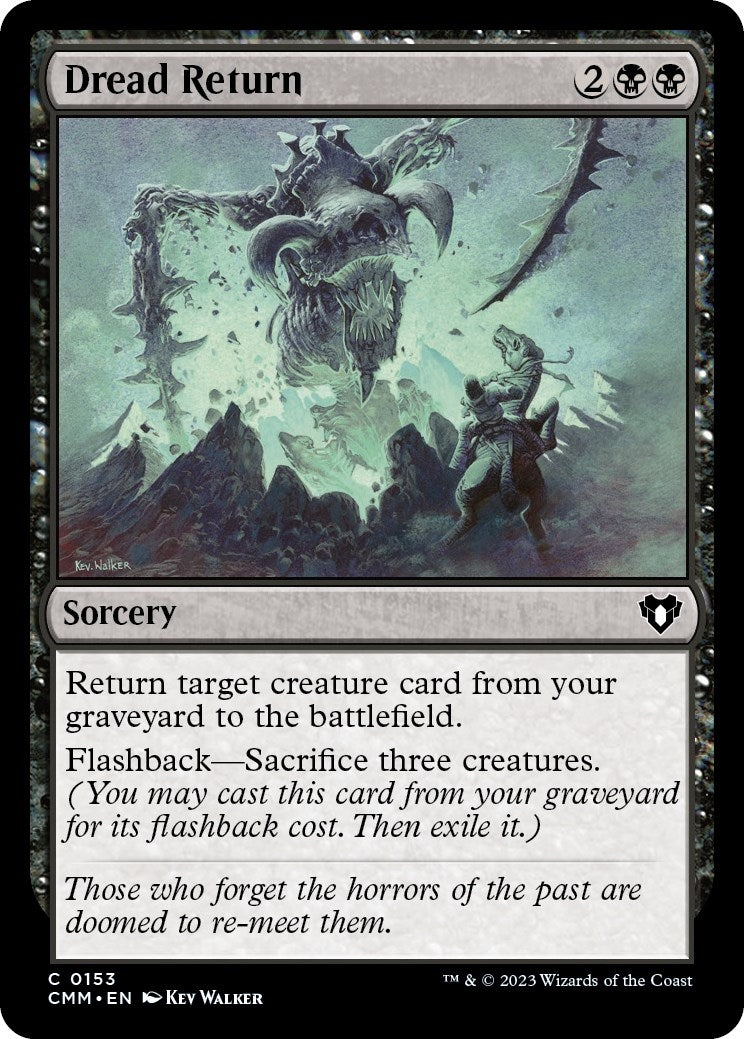 Dread Return [Commander Masters]