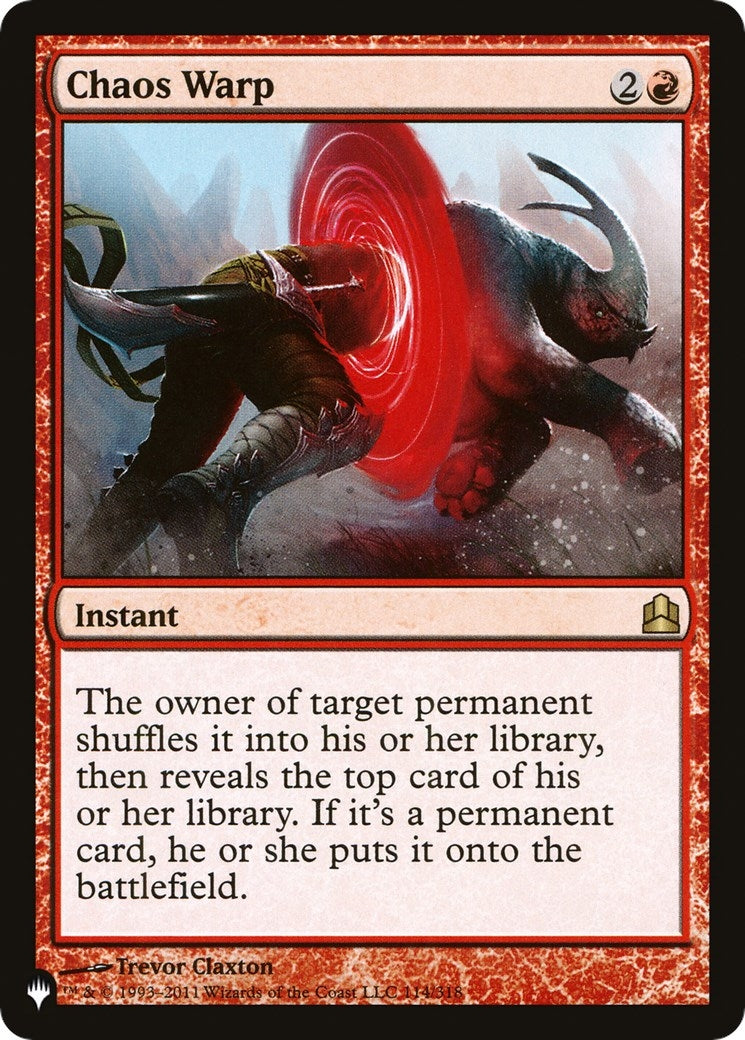 Chaos Warp CMD (114) [LIST]