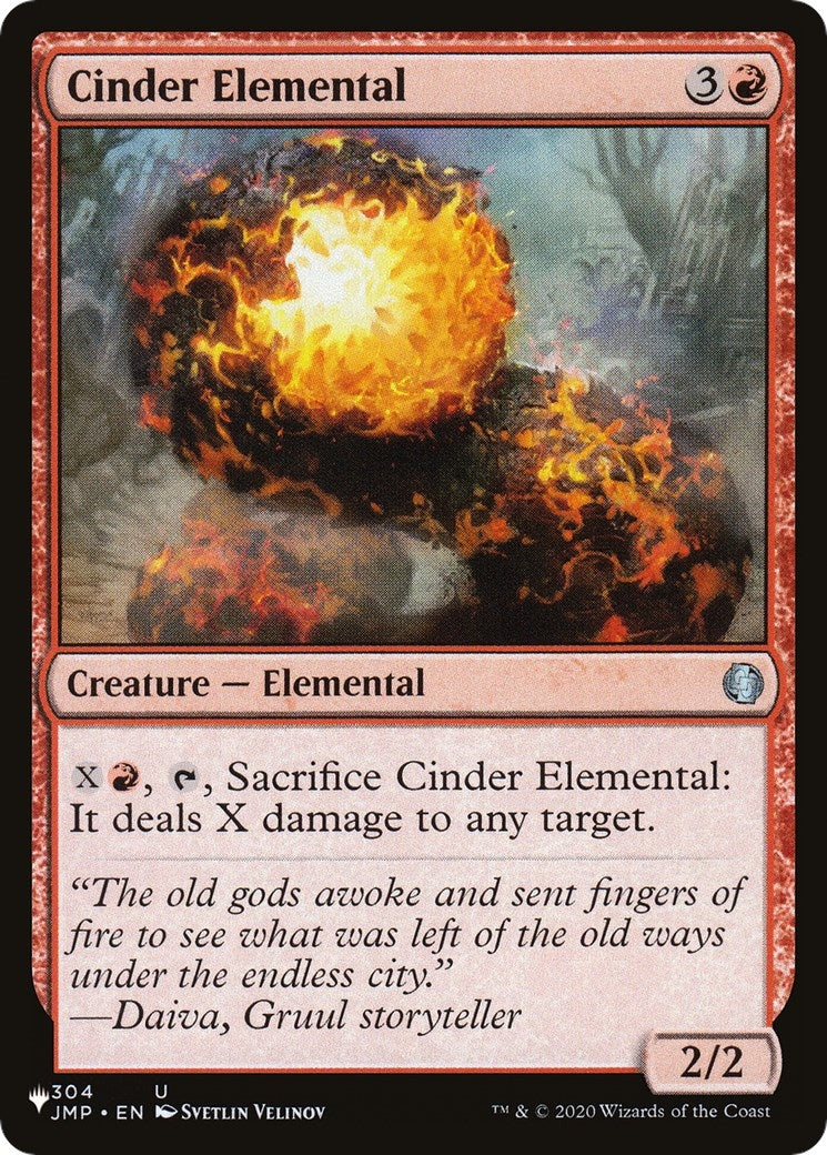 Cinder Elemental [The List]