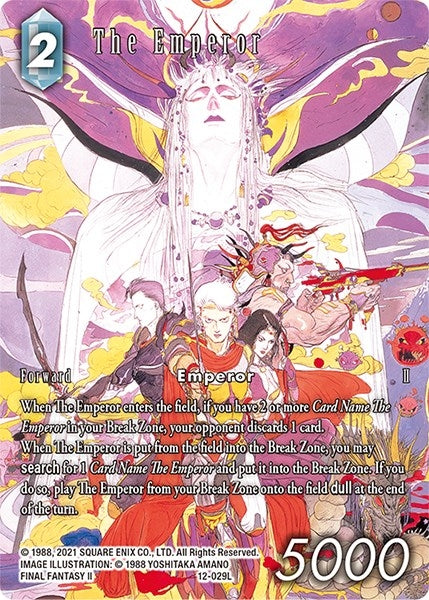 The Emperor Full Art Reprint (12-029L) [20]