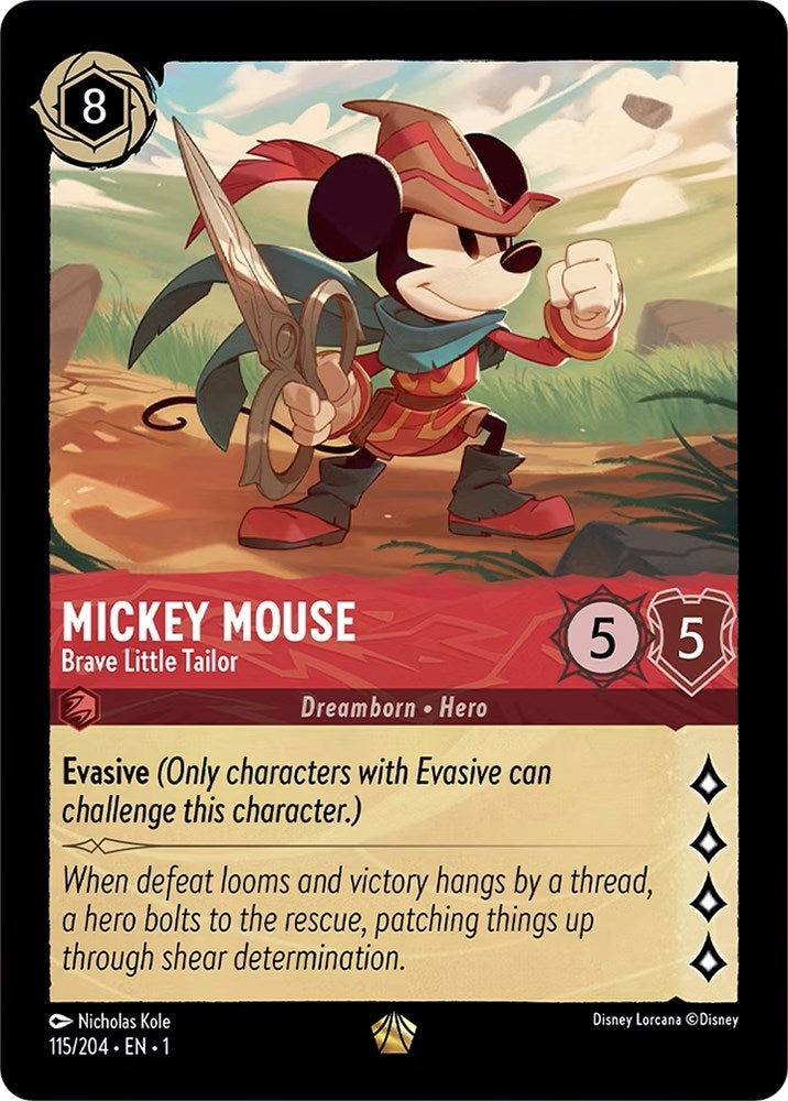 Mickey Mouse Brave Little Tailor (115/204) [1]