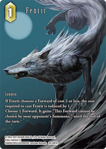 Fenrir Full Art (20-081H) [20]