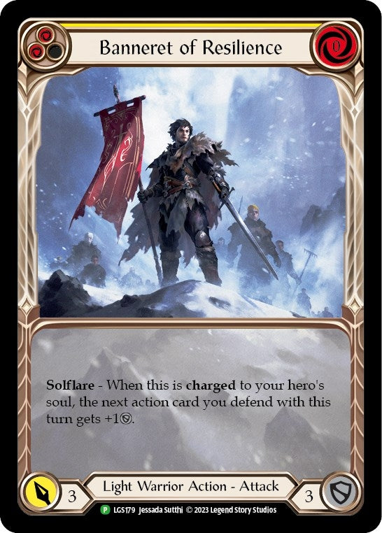 Image for Banneret of Resilience - LGS179 [Flesh and Blood: Promo Cards]