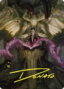 Demonic Tutor Art Card Gold Stamped Signature (64) [ASCMM]