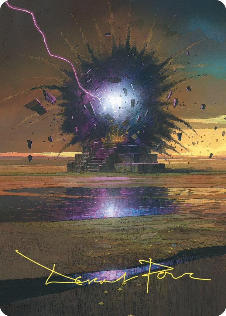 Return to Dust Art Card Gold Stamped Signature (34) [ASCMM]