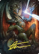 Deflecting Swat Art Card Gold Stamped Signature (66) [ASCMM]