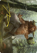 Stonehoof Chieftain Art Card Gold Stamped Signature (26) [ASCMM]