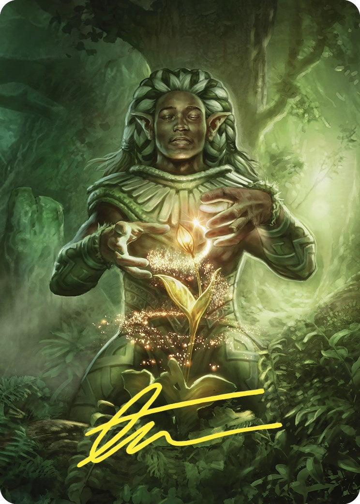 Elvish Mystic Art Card Gold Stamped Signature (41) [ASCMM]