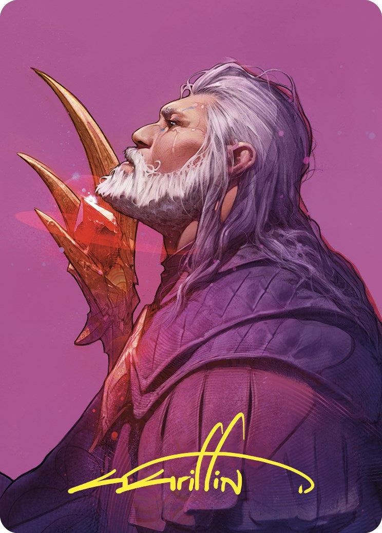 Urza Lord High Artificer Art Card Gold Stamped Signature (53) [ASCMM]