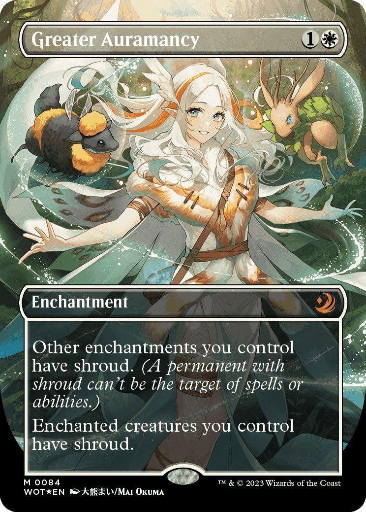 Greater Auramancy Anime Borderless Confetti Foil (84) [WOT]