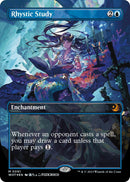 Rhystic Study Anime Borderless Confetti Foil (91) [WOT]