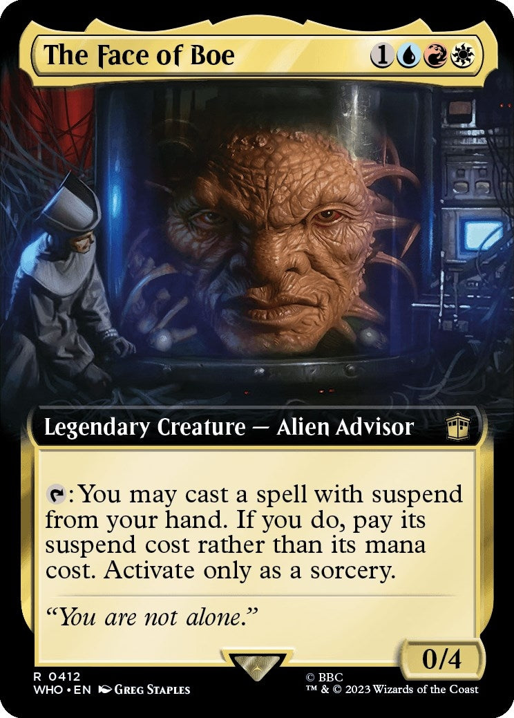 The Face of Boe Extended Art (412) [WHO]