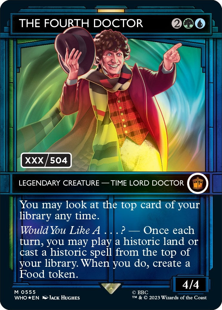 The Fourth Doctor Serial Numbered (555) [WHO]