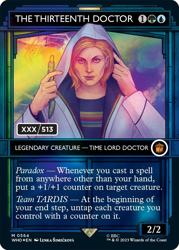 The Thirteenth Doctor Serial Numbered (564) [WHO]