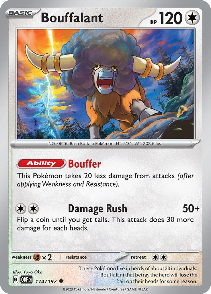 Bouffalant (174/197) [OBF]