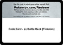 Code Card ex Battle Deck Tinkaton [MCAP]