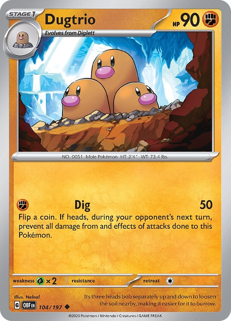 Dugtrio (104/197) [OBF]