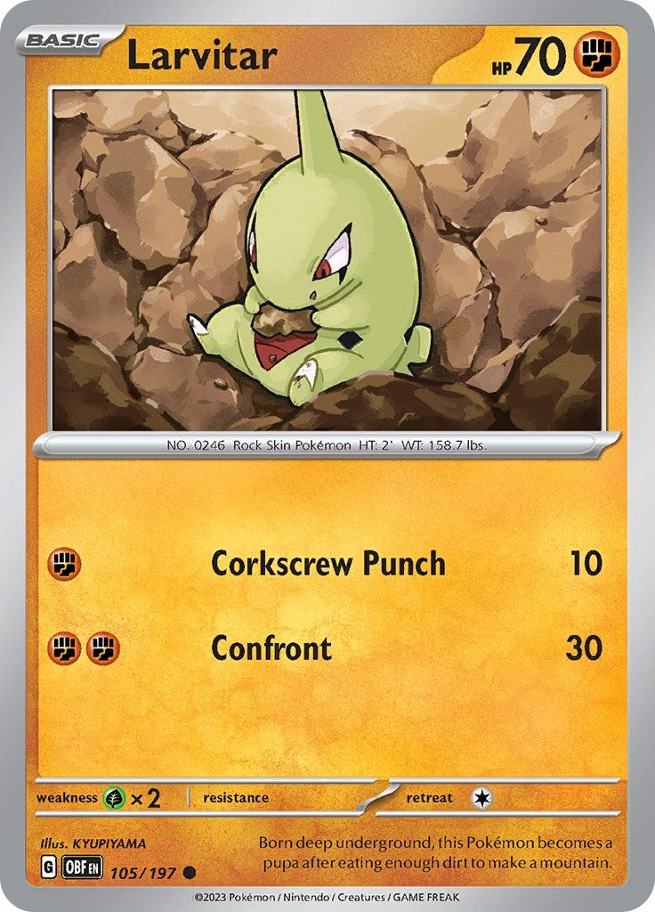 Larvitar (105/197) [OBF]