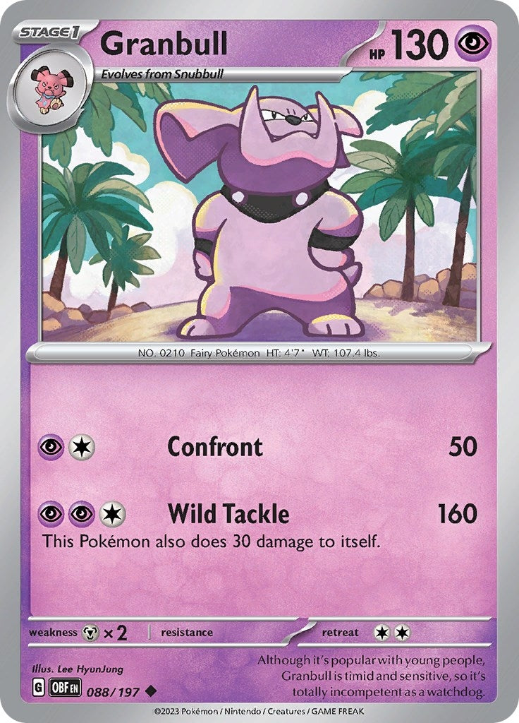 Granbull (088/197) (SV03: Obsidian Flames)