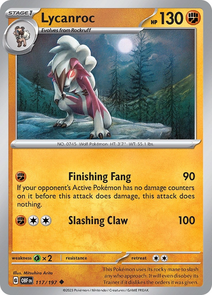 Lycanroc (117/197) [OBF]