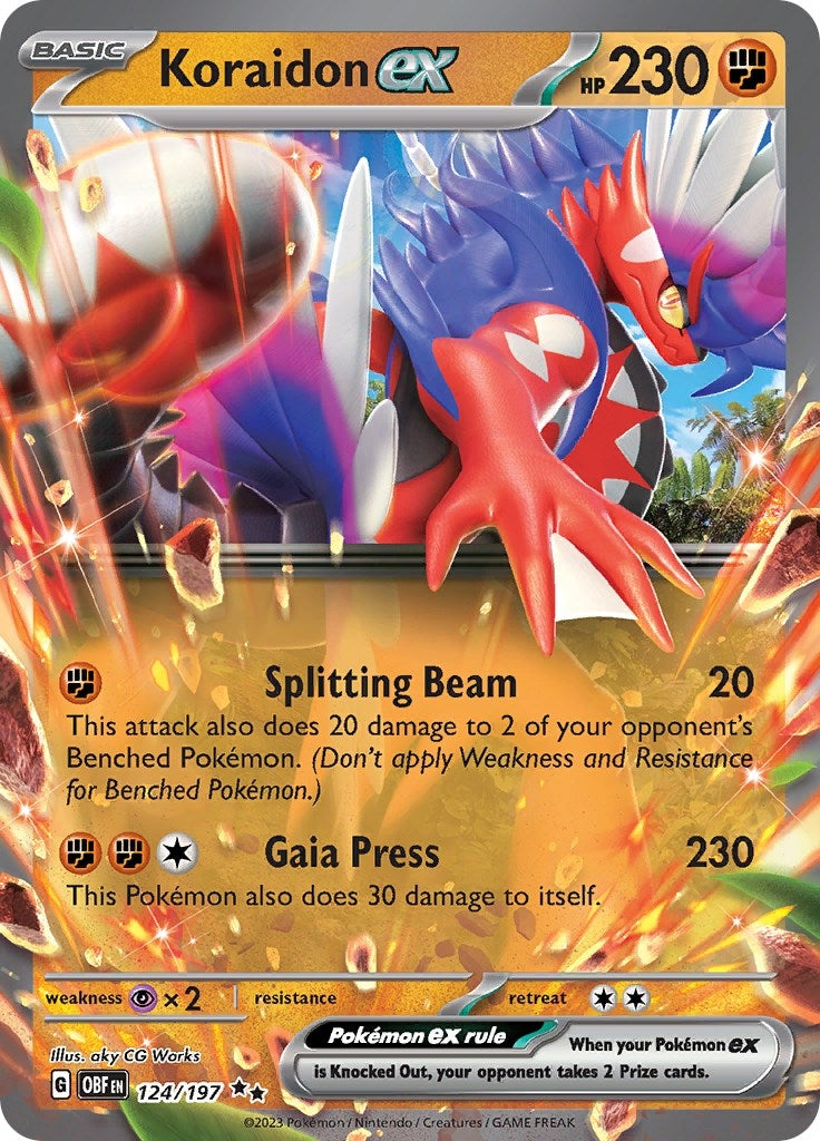 Koraidon ex (124/197) [OBF]