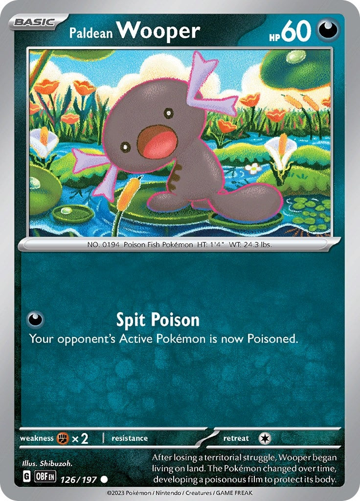 Paldean Wooper 126 197 (126/197) [OBF]