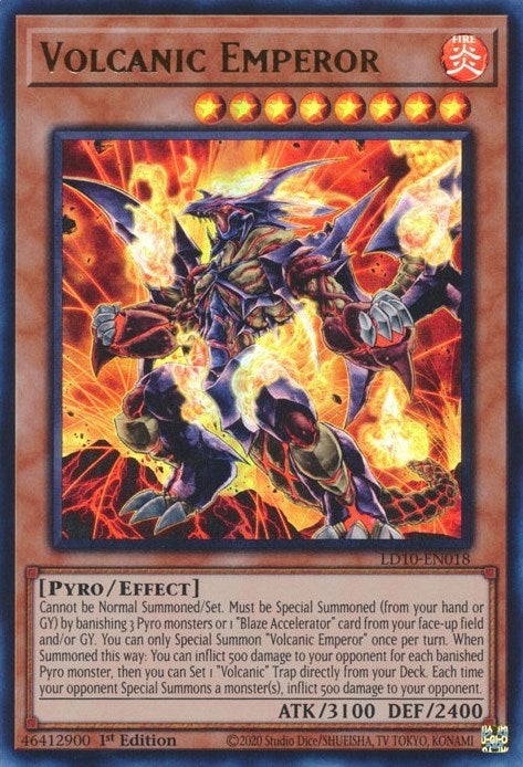 Volcanic Emperor (LD10-EN018) [LD10]