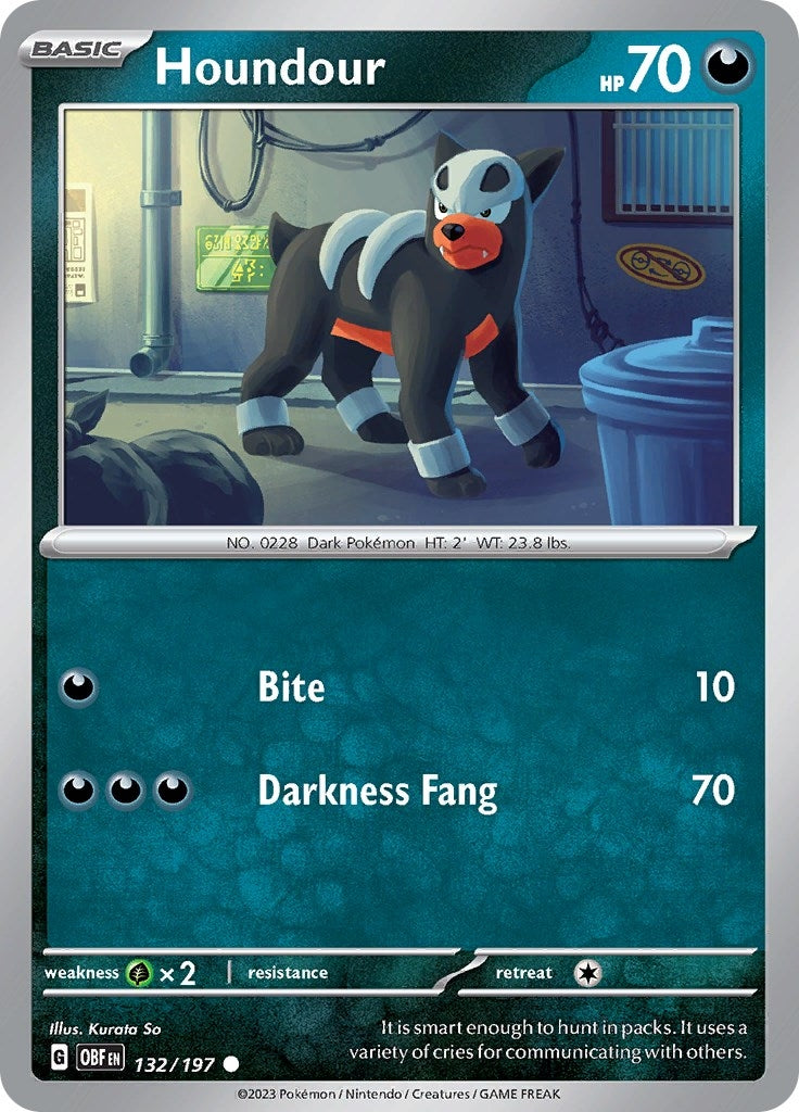 Houndour 132 197 (132/197) [OBF]
