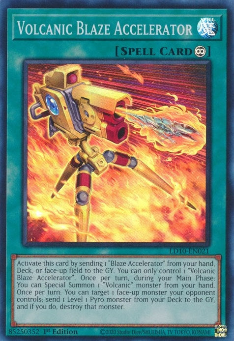 Volcanic Blaze Accelerator (LD10-EN021) [LD10]
