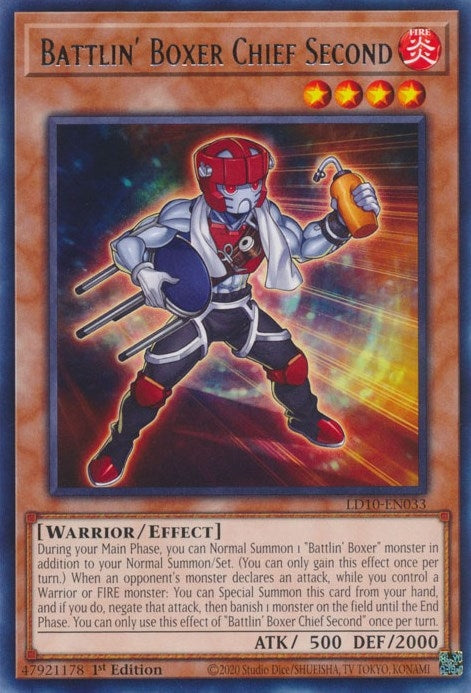 Battlin Boxer Chief Second (LD10-EN033) [LD10]