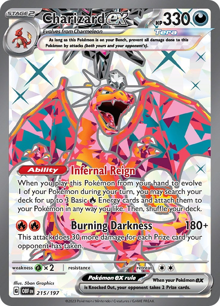 Charizard ex (215/197) (SV03: Obsidian Flames)