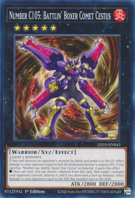Number C105 Battlin Boxer Comet Cestus (LD10-EN043) [LD10]